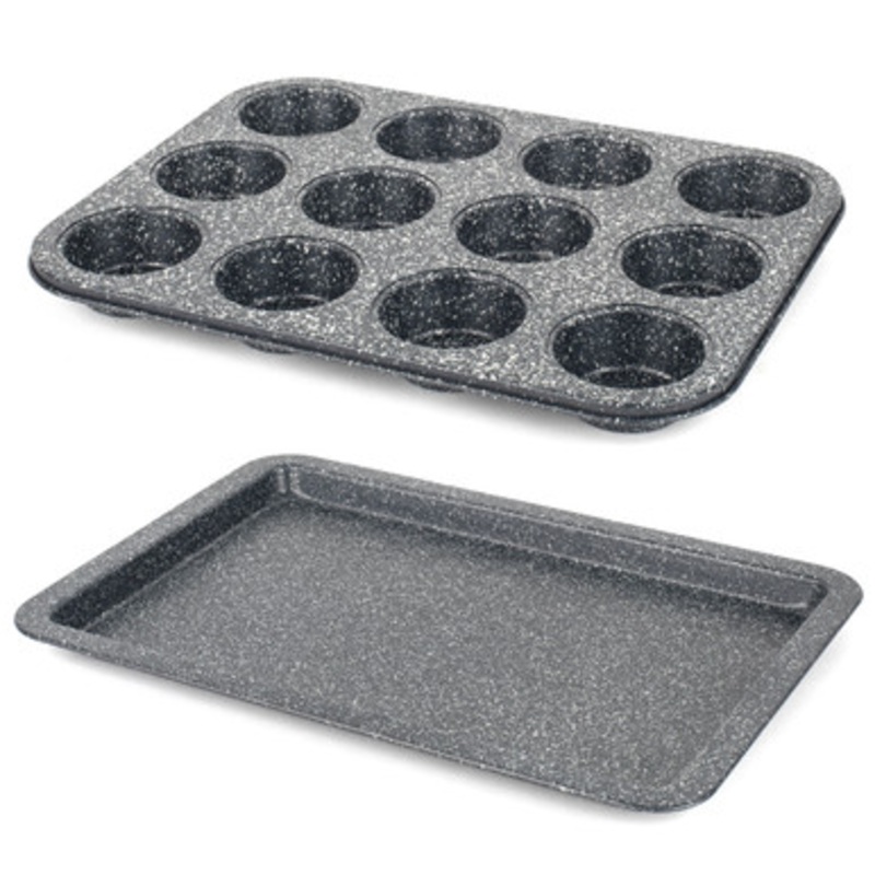 Megastone Baking Tray & Muffin Tin Set