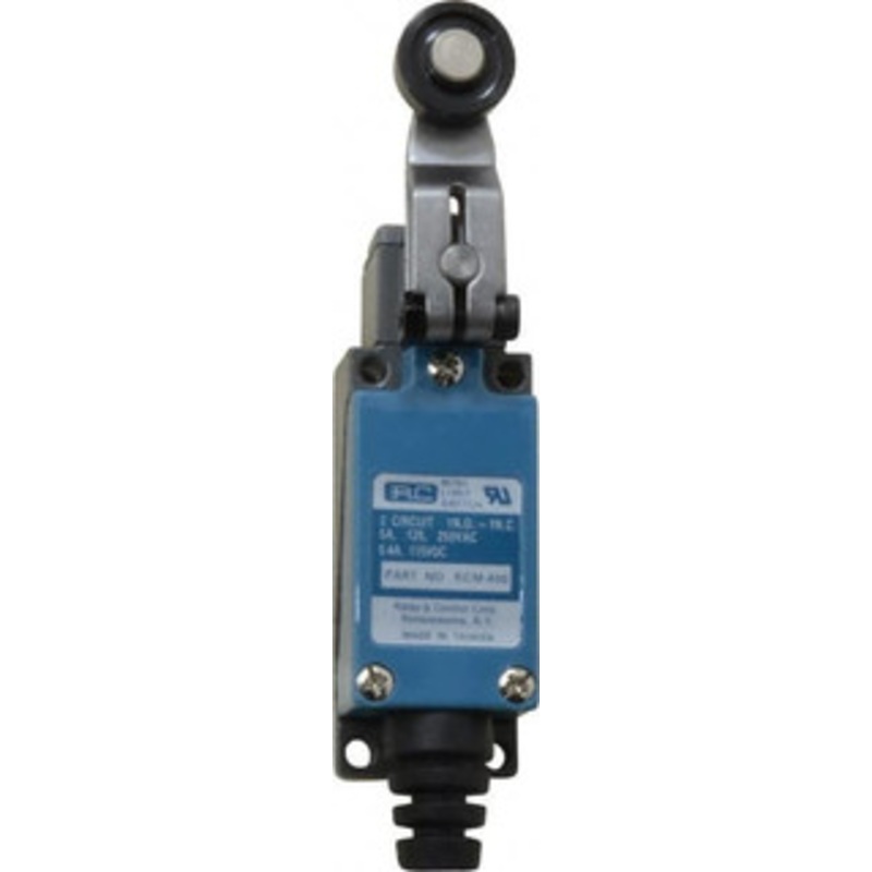 Value Collection SPDT, NC/NO, 120 VAC, 250 VAC at 5 Amps, Screw Terminal, Roller Lever Actuator, General Purpose Limit Switch RCM-400 - 63748800