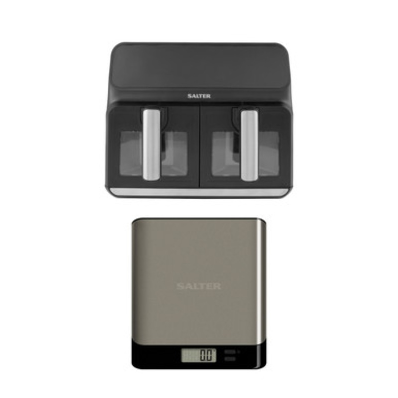 Dual Air Fryer & Digital Kitchen Scale