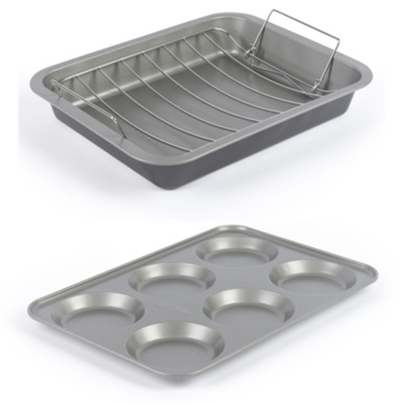 Essentials 41cm Roaster/Rack & Yorkshire Pudding Tray