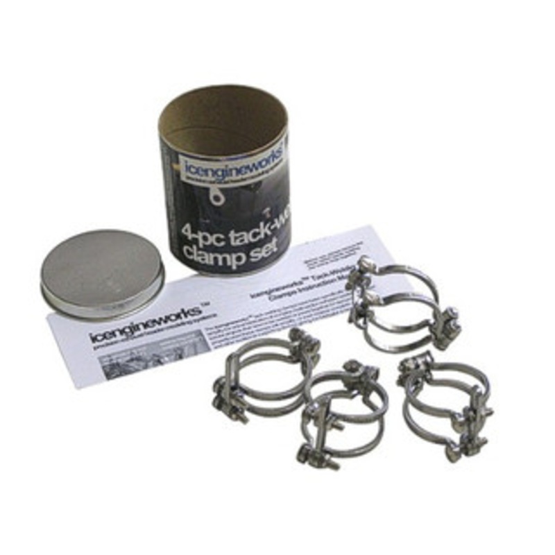 icengineworks 1875EH Series Header Tack Welding Clamp, Set of 8 - 1875EHTTWCSPRO