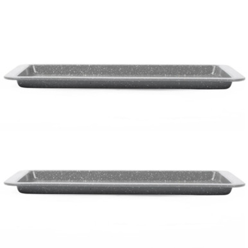 Marblestone 37cm Set of 2 Baking Trays