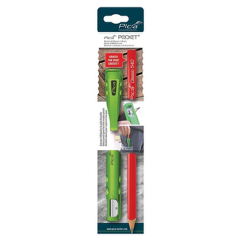 Pica POCKET Quiver & Blade In One With (2) Classic Carpenter Pencils - 505/01