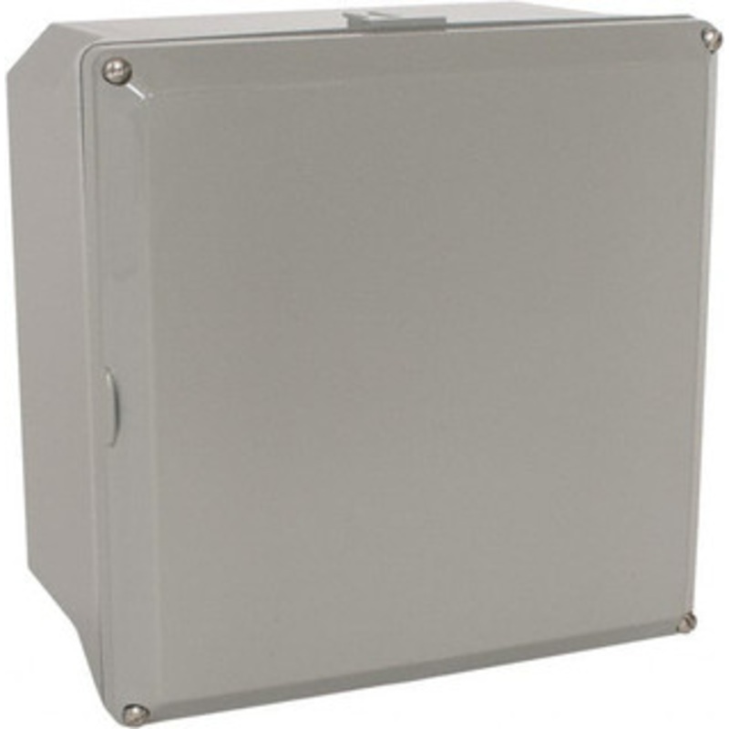 Thomas & Betts NEMA 1, 2, 3, 4, 12, 3S, 3SX, 3X, 4X Polycarbonate Standard Enclosure with Screw Flat Cover 8 Wide x 8 High x 4 Deep, Impact Resistant NS884 - 54090089