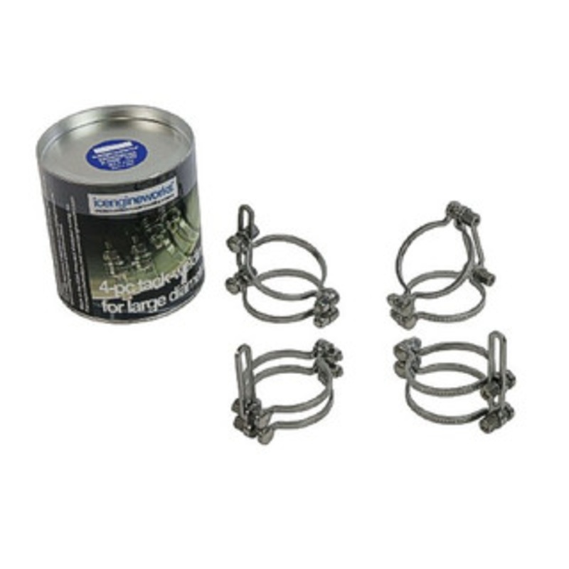 icengineworks 2-1/2 Exhaust Tack Welding Clamp, Set of 4 - 2500FETTWCS
