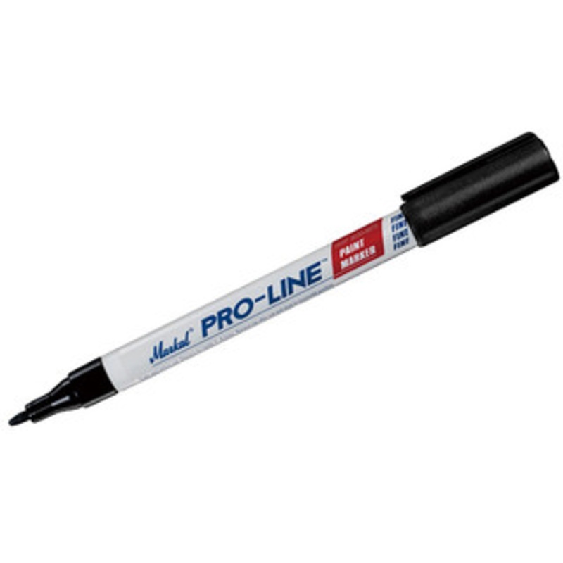 Markal Pro-Line Black Fine Tip Marker - 8030-9673