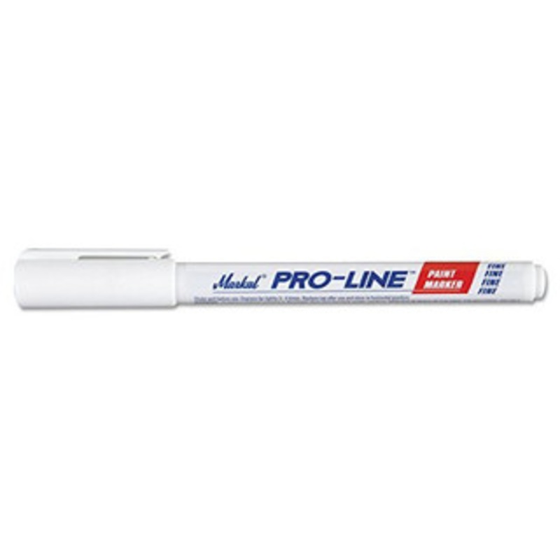 Markal Pro-Line White Fine Tip Marker - 8030-9671