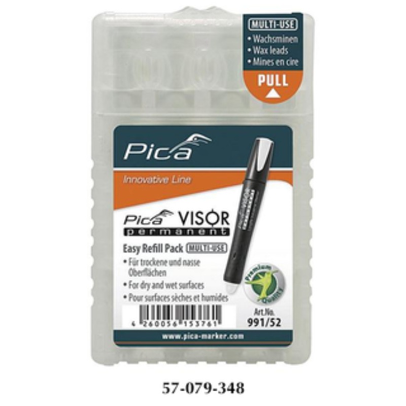 Pica VISOR White Permanent Multi-Use Refills - 991/52