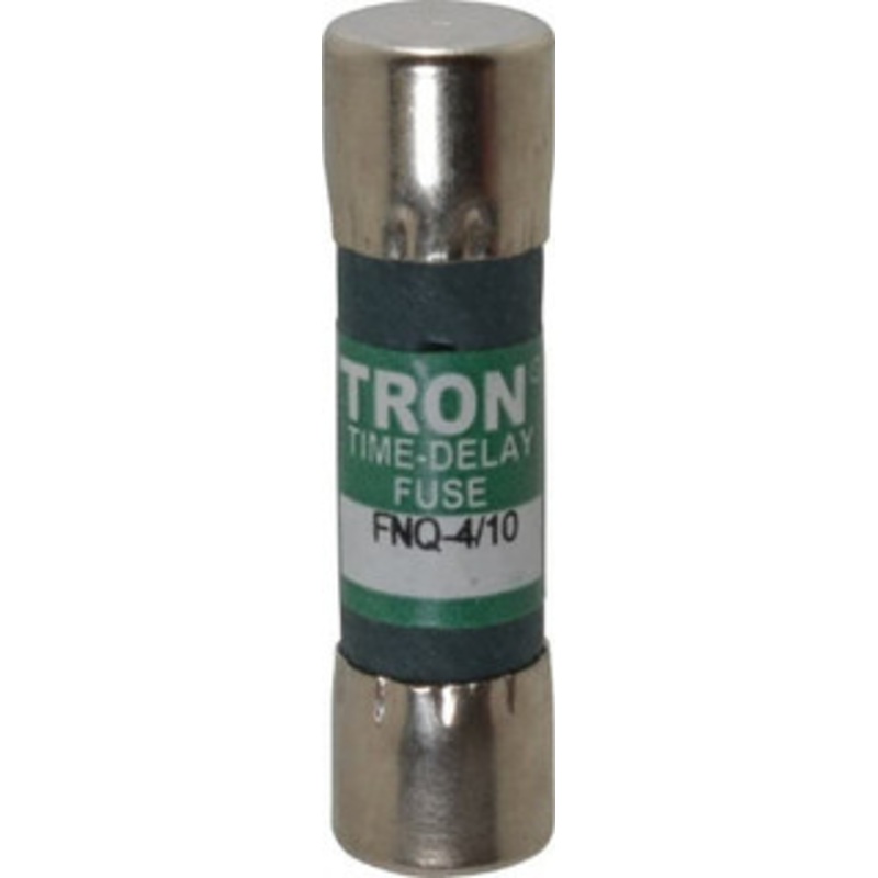 Bussmann 500 VAC, 0.4 Amp, Time Delay General Purpose Fuse Fuse Holder Mount, 1-1/2 OAL, 10 at AC kA Rating, 13/32 Diam FNQ-4/10 - 75915470