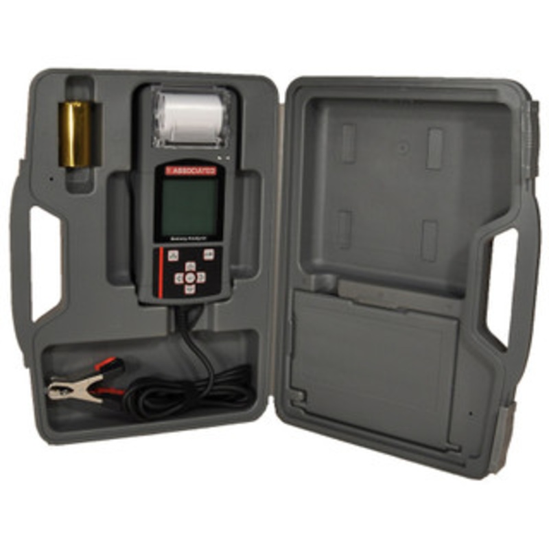 Associated Equipment Digital Battery Electrical System Analyzer Tester with Thermal Printer and USB Port - AS12-1015