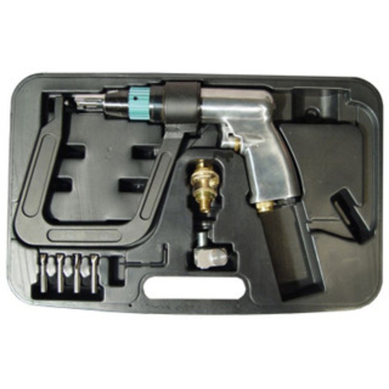 Astro Pneumatic Air Spot Drill with 5.5 Deep Clamp Kit and 5 Drill Bits - AP-1756