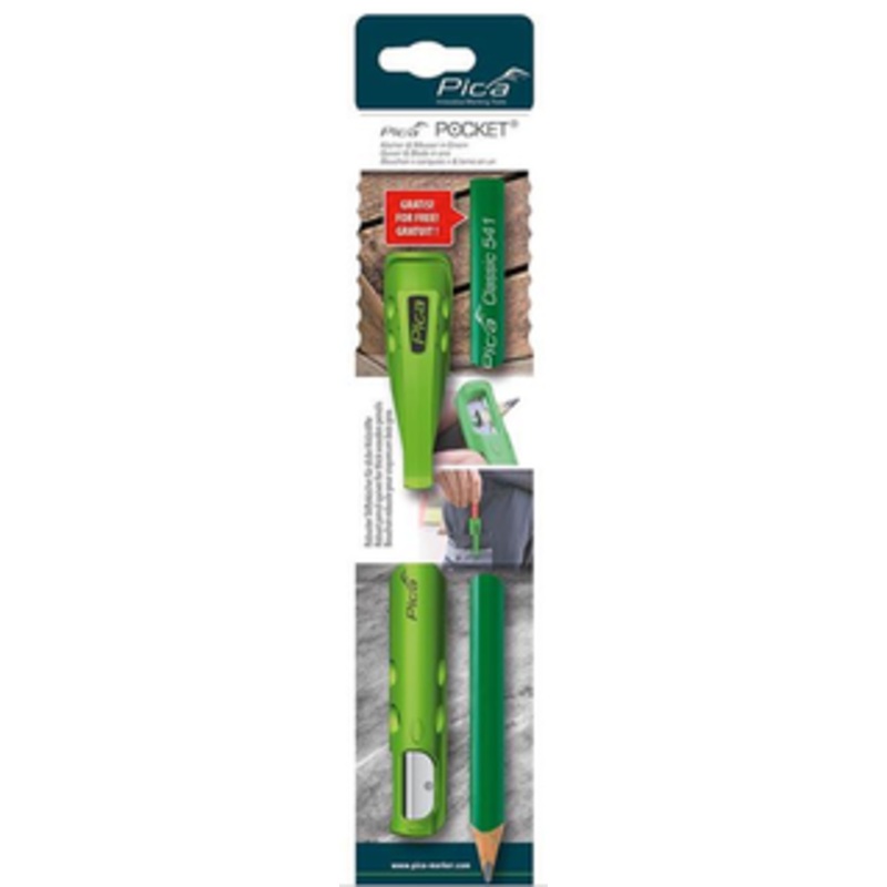 Pica POCKET Quiver & Blade In One With (2) Classic Stonemason Pencils - 505/02