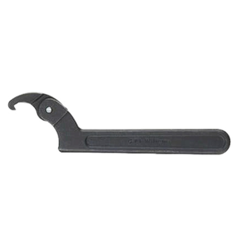 Williams Adjustable Hook Spanner Wrench, 1-1/4 - 3 Capacity, 7-1/4 Length - 472
