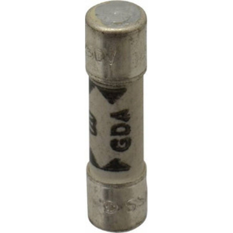 Bussmann 250 VAC, 32 VDC, 0.2 Amp, Fast-Acting Miniature Ceramic Fuse 20mm OAL, 5mm Diam GDA-200MA - 84680826