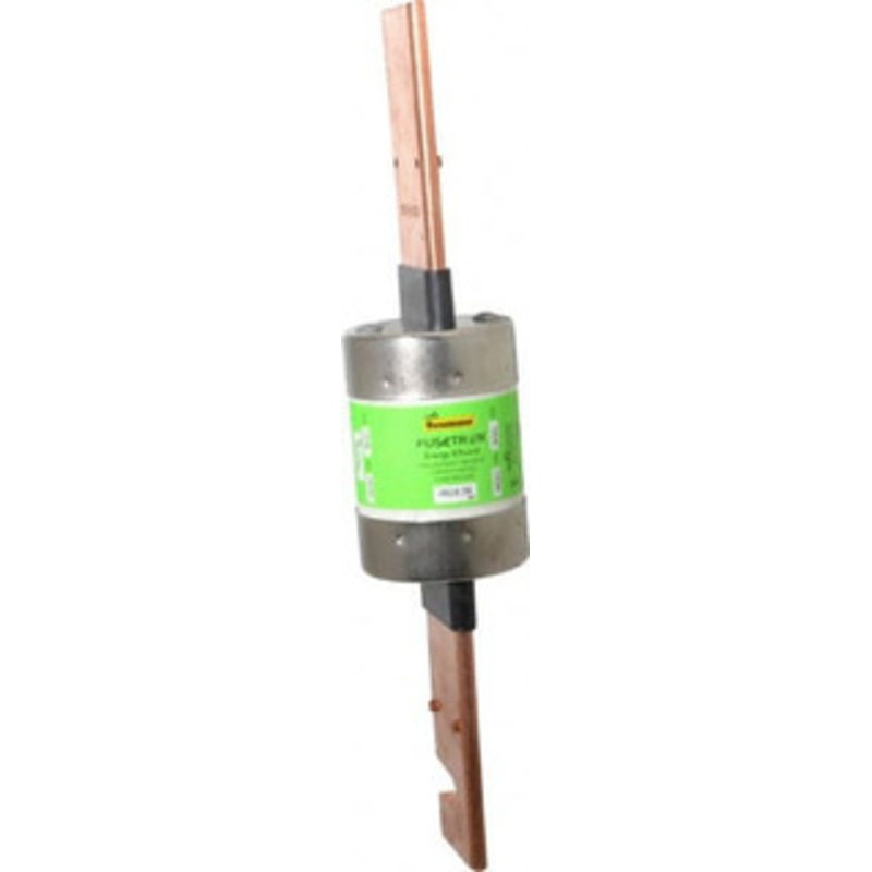 Bussmann 300 VDC, 600 VAC, 250 Amp, Time Delay General Purpose Fuse Bolt-on Mount, 11-5/8 OAL, 20 at DC, 200 (RMS) kA Rating, 2-9/16 Diam FRS-R-250 - 75908723