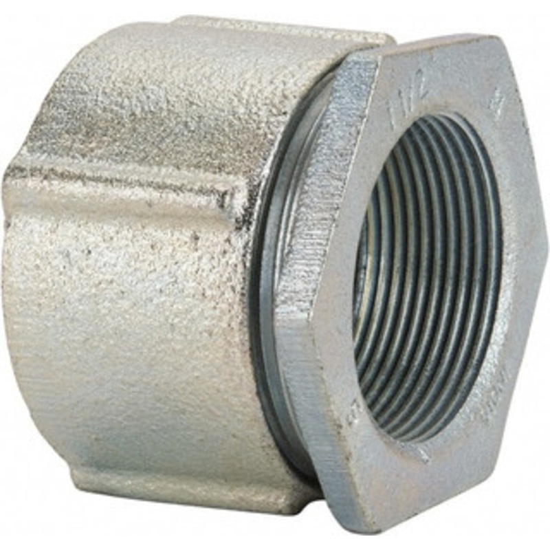 Crouse-Hinds 1-1/2 Trade Rigid/Intermediate (IMC) Conduit Coupling Malleable Iron, Noninsulated, Threaded Connection 194 - 04801312
