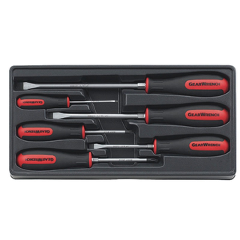 GEARWRENCH 6 Piece Combination Phillips & Slotted Screwdriver Set - 80050