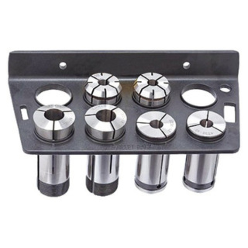 Vertex 8 Piece 5C Collet Rack VMS-5, (Collets Not Included) - 3900-1609
