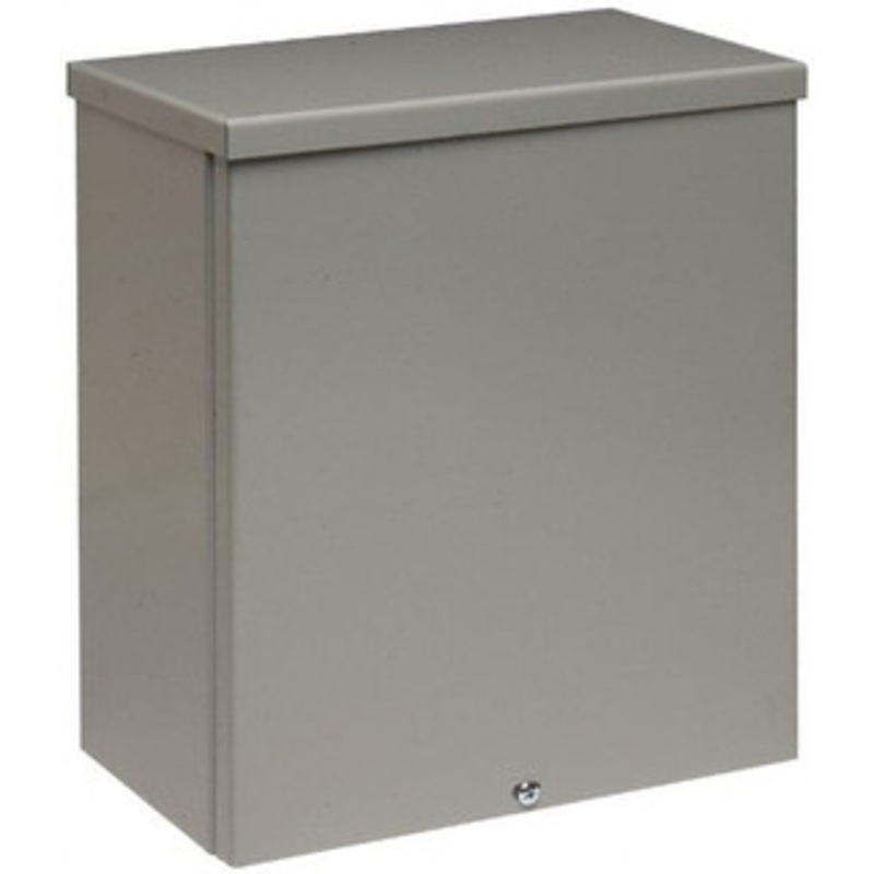Cooper B-Line NEMA 3R Steel Junction Box Enclosure with Screw Flat Cover 12 Wide x 15 High x 4 Deep, Rainproof 78205100143 - 64051006
