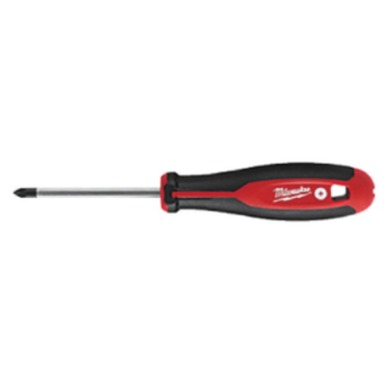 Milwaukee Phillips #1 Point Size x 3 Blade Length Screwdriver, 7 Overall Length - 48-22-2011