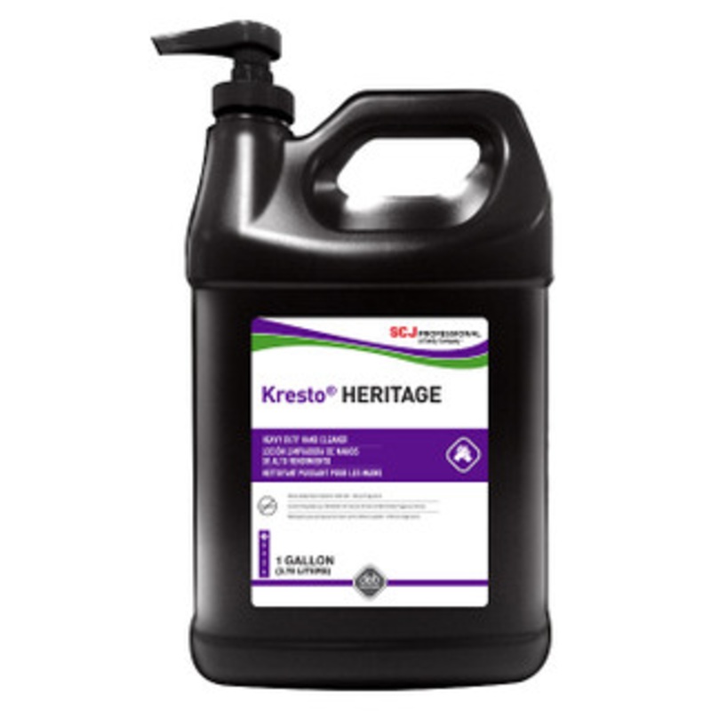 SC Johnson Professional Kresto Heritage Hand Cleaner with Grit, 1-Gallon Pump Bottles, Case of 4 - 09102