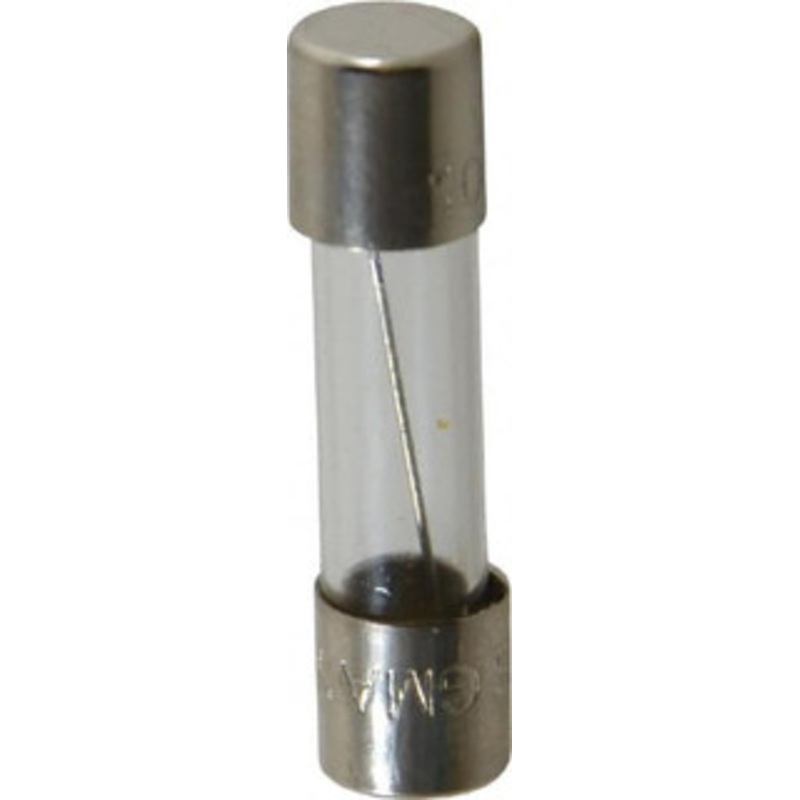 Bussmann 125 VAC, 32 VDC, 10 Amp, Fast-Acting Miniature Glass Fuse 20mm OAL, 5mm Diam GMA-10-R - 71917744