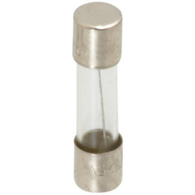 Bussmann 125 VAC, 32 VDC, 5 Amp, Time Delay Miniature Glass Fuse 20mm OAL, 10 at AC kA Rating, 5mm Diam GMC-5-R - 74690579