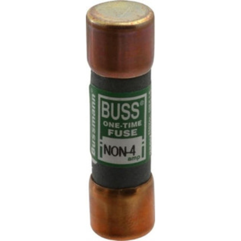 Bussmann 125 VDC, 250 VAC, 4 Amp, Fast-Acting General Purpose Fuse Fuse Holder Mount, 50.8mm OAL, 50 at AC/DC kA Rating, 9/16 Diam NON-4 - 74740408