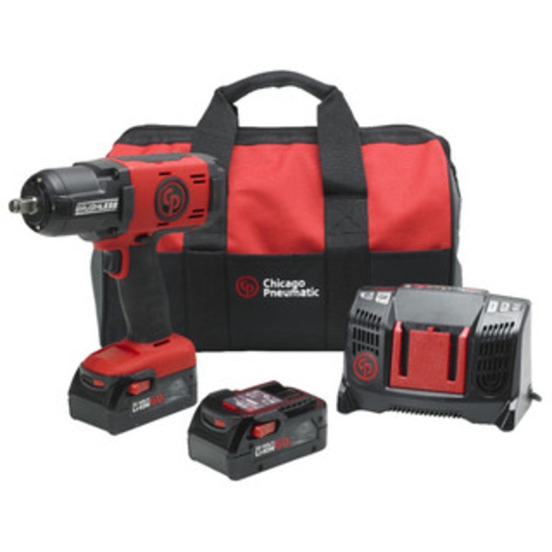 Chicago Pneumatic 1/2 Cordless Impact Wrench with 20V 6Ah Pack - CP8849-6AH