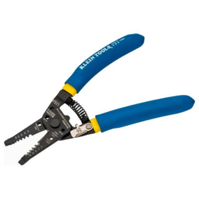 Klein Tools Klein-Kurve Wire Strippers #11055, 18 to 10 AWG Solid, 20 to 12 AWG Stranded - 55-858-5