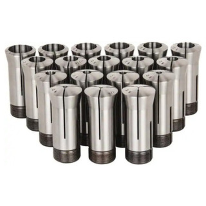 Lyndex 5C Round Collet Set, 18 Piece, 1/16 to 1-1/8 Capacity 510-018 - 991-175-3