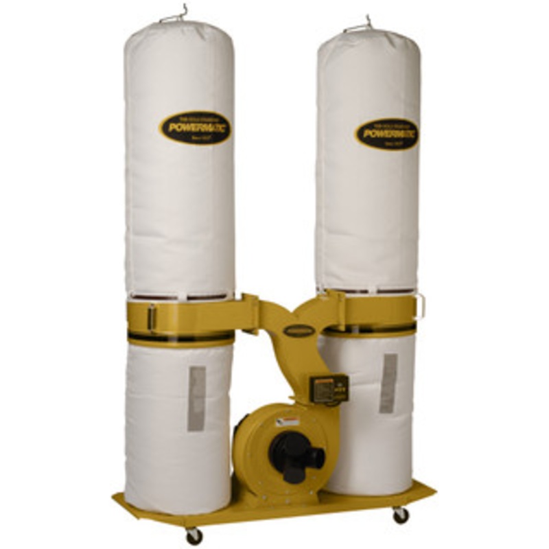 Powermatic PM1900TX-BK3 Dust Collector, 3 HP, 3-Phase, 230/460V, 30-Micron Bag Filter Kit - PM9-1792073K
