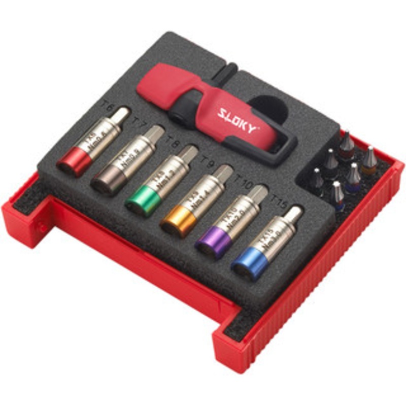 Sloky LT Combo Set TORX Sizes TX6-TX15 - STS-TX-LT-S1