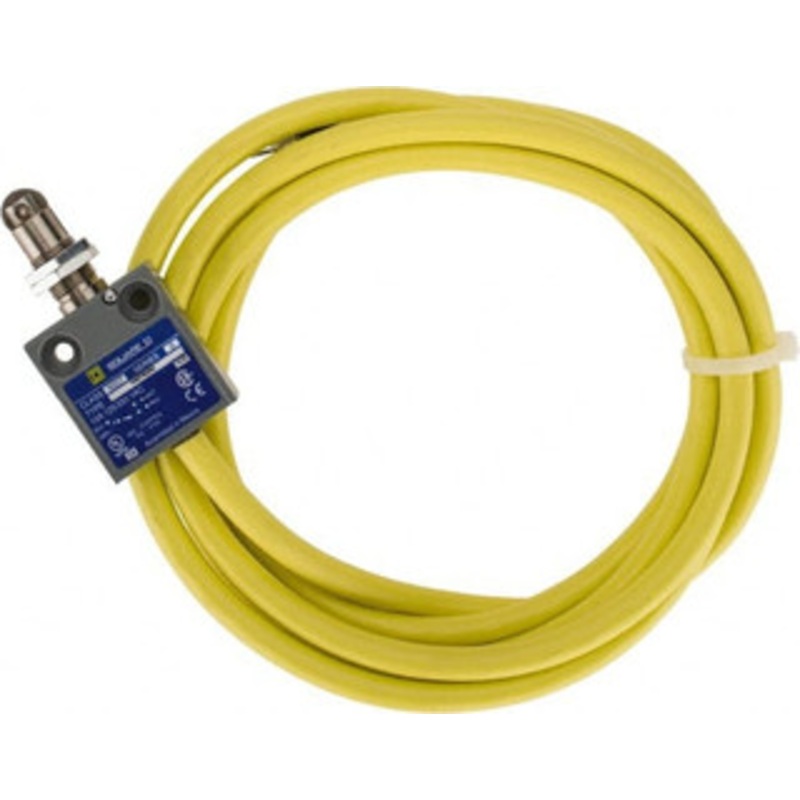 Square D SPDT, NC/NO, Multiple VDC Levels, Prewired Terminal, Parallel Roller Plunger Actuator, General Purpose Limit Switch 1, 2, 4, 6, 6P NEMA Rating, IP67 IPR Rating, Bushing Mount, 80 Ounce Operating Force 9007MS07S0300 - 59760652