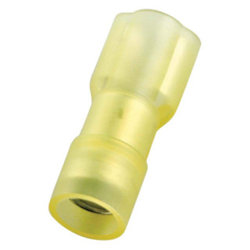 Value Collection Wire Disconnects, Gender: Female, Insulation Type: Fully Insulated, Insulation Material: Nylon, Connection Type: Crimp, Compatible Wire Size (sq mm): 4.0-6.0 (mm), Compatible Wire Size (AWG): 12-10 FDFNYD5-250 - 14736284
