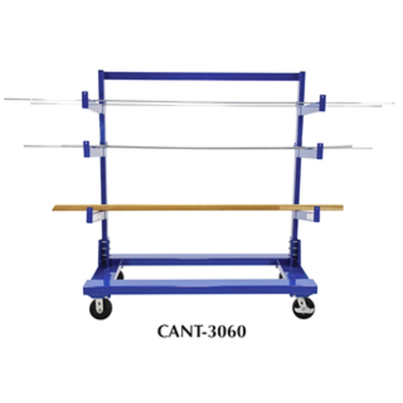 Vestil Portable Cantilever Cart, 30x 60-9/16x 64-11/16 - CANT-3060