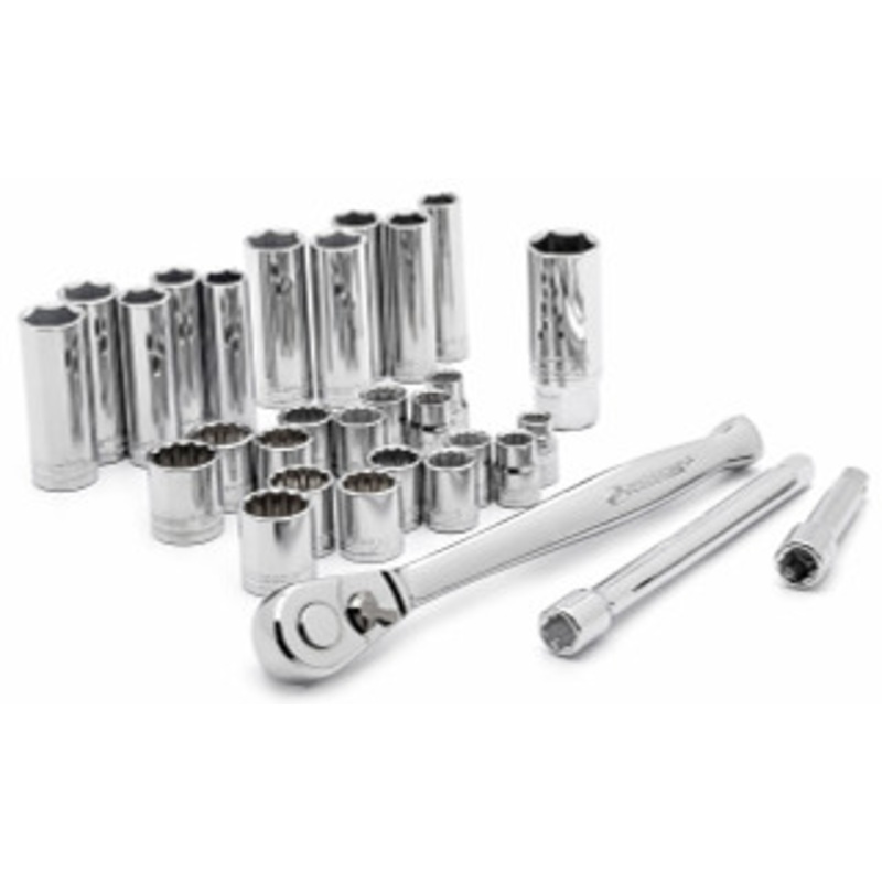 Crescent Tools 30 Pc. Standard & Deep Mechanics Tool Set CTK30SETN - 93-448-9