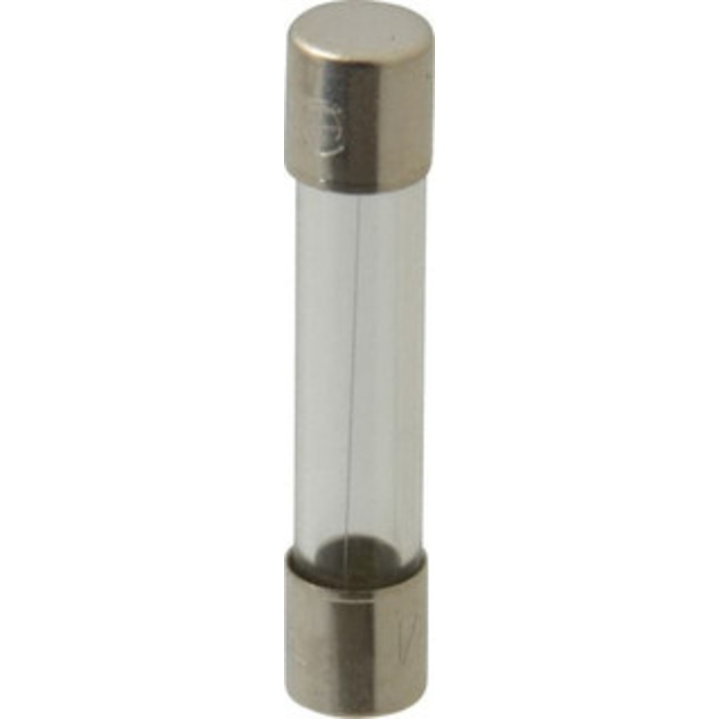 Bussmann 250 VAC, 32 VDC, 0.38 Amp, Fast-Acting Miniature Glass Fuse 1-1/4 OAL, 10 at 125 V kA Rating, 1/4 Diam AGC-3-8-R - 71922744