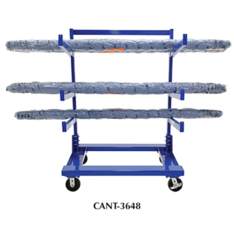 Vestil Portable Cantilever Cart, 36x 48-9/16x 64-11/16 - CANT-3648