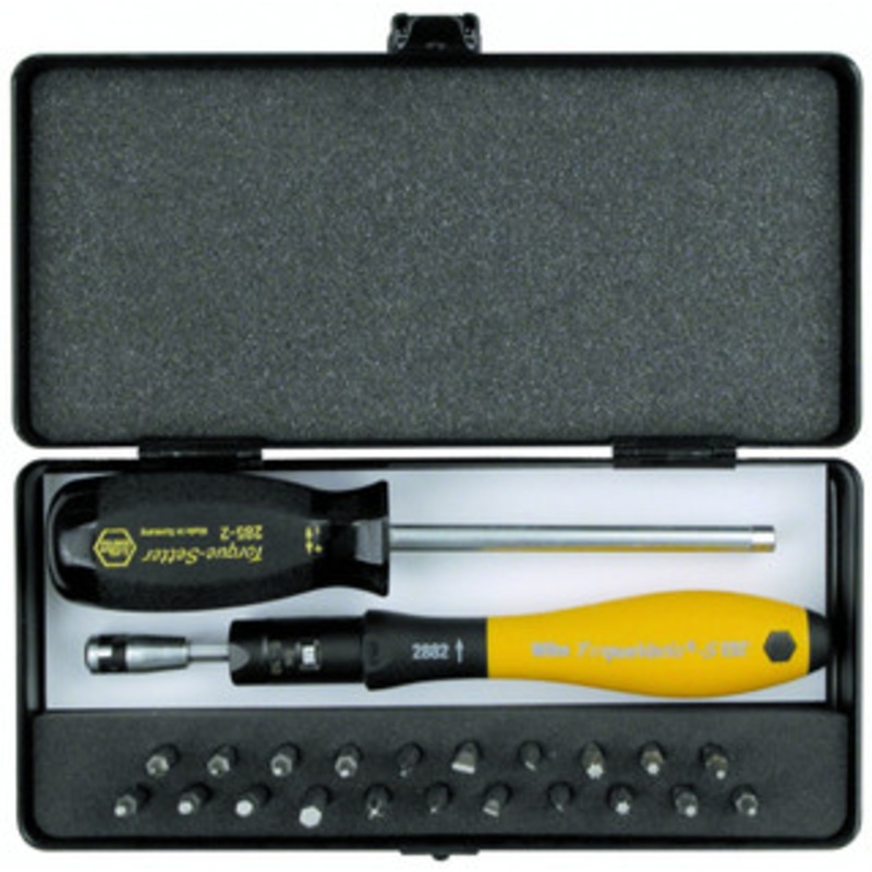 Wiha ESD Safe TorqueVario-S 0.04 - 0.46Nm 24 Piece with Pentalobe Micro-Bit Set - 28895