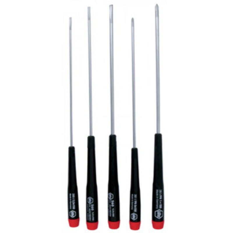 Wiha Precision Long Slotted/Phillips Screwdrivers 5 Piece Set - 26192
