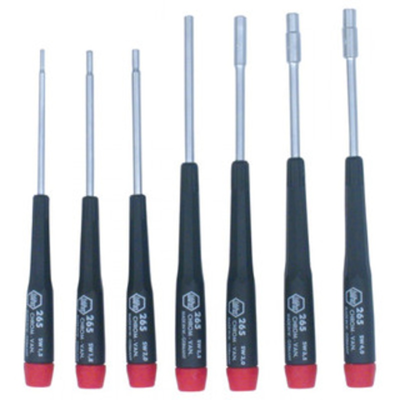 Wiha Precision Metric Nut Driver 7 Piece Set - 26592
