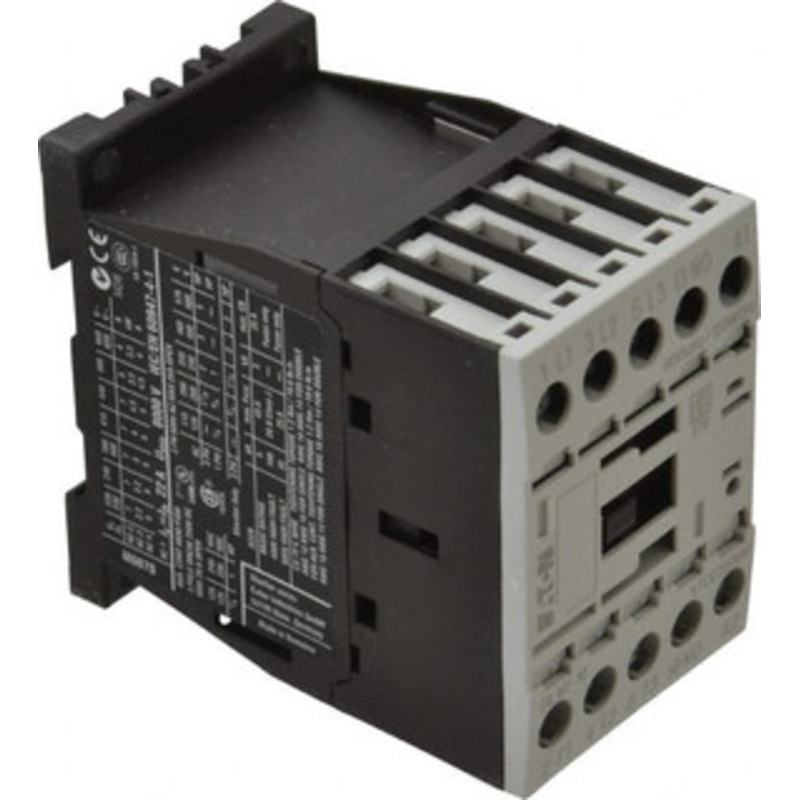 Eaton Cutler-Hammer 3 Pole, 110 Coil VAC at 50 Hz and 120 Coil VAC at 60 Hz, 20 Amp, Nonreversible Open Enclosure IEC Contactor 1 Phase hp: 0.25 at 115V, 0.75 at 200V, 1 at 230V, 3 Phase hp: 1.5 at 200V, 2 at 230V, 3 at 460V XTCE007B10A - 08804577
