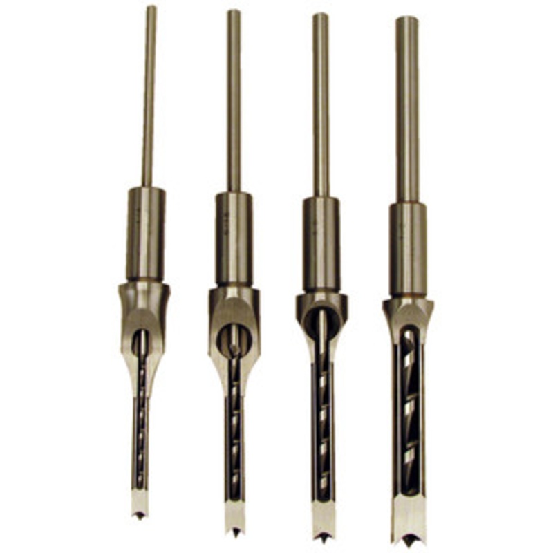 Powermatic Premium Mortise Chisel & Bits, Set of 4 (1/4, 5/16, 3/8, 1/2) - PM9-1791096