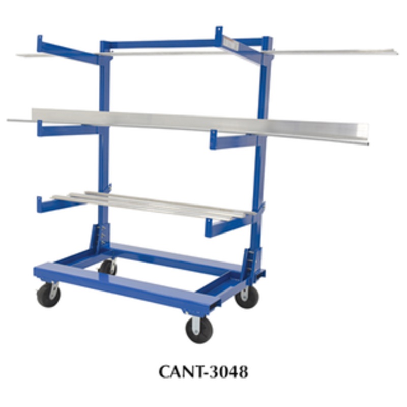 Vestil Portable Cantilever Cart, 30x 48-9/16x 64-11/16 - CANT-3048