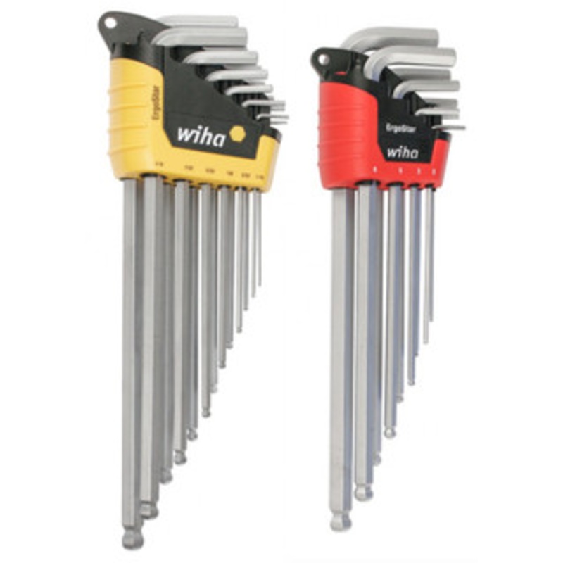 Wiha ErgoStar Ball End Hex L-Key Inch/Metric 22 Piece Set - 66982