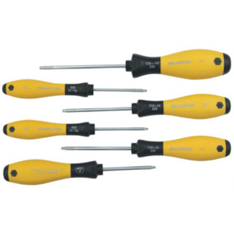 Wiha ESD Safe SoftFinish Torx Screwdriver 6 Piece Set - 36289