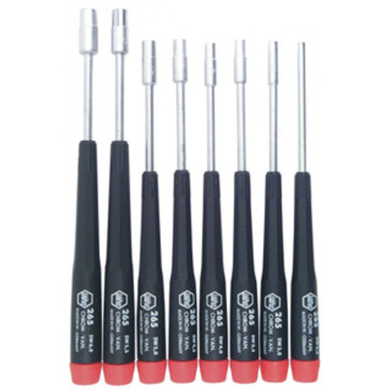 Wiha Precision Metric Nut Driver 8 Piece Set - 26590