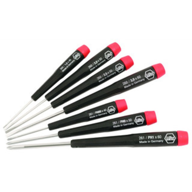 Wiha Precision Slotted/Phillips Screwdriver 7 Piece Set - 26197