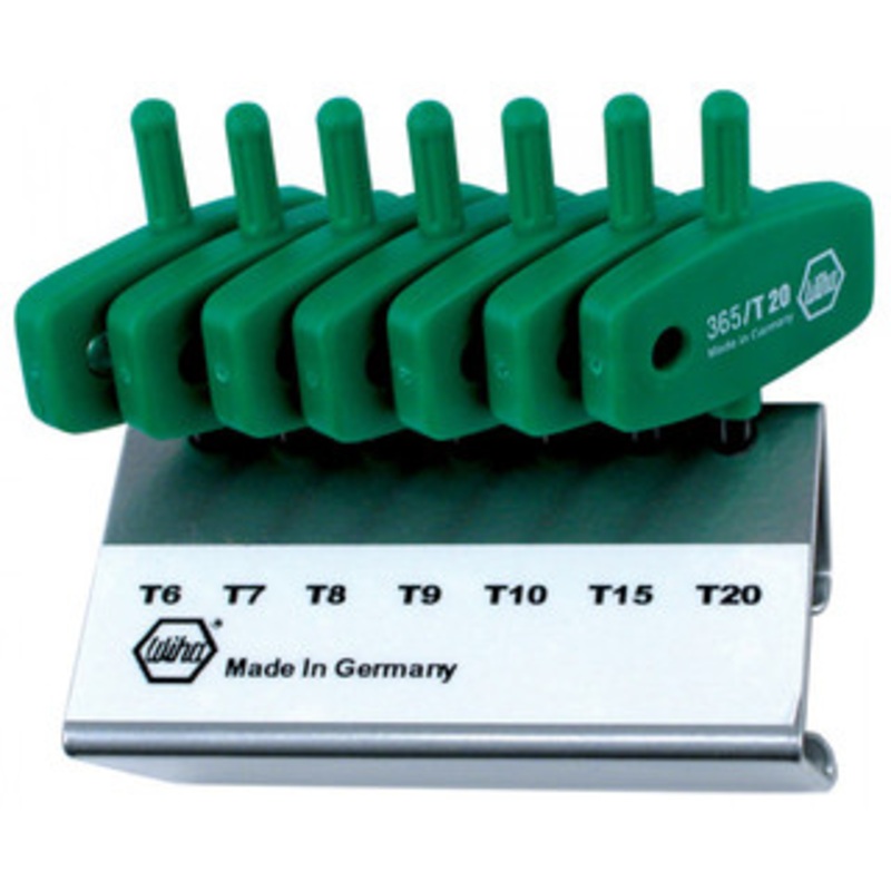Wiha Torx Wing Handle 7 Piece Set in Metal Stand - 36590